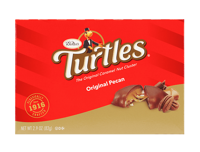 Original caramel chocolate turtles gift box